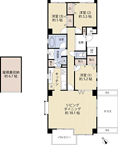 ヴェルデ秋葉台 間取り図