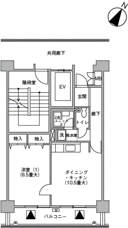 コリナス長池 間取り図